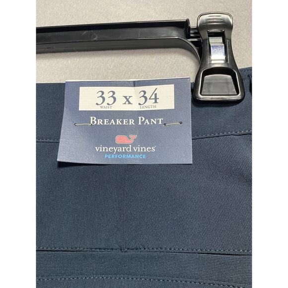 Vineyard Vines Men’s 33x34 Breaker Performance Slash Pocket Pants Navy - Picture 2 of 14